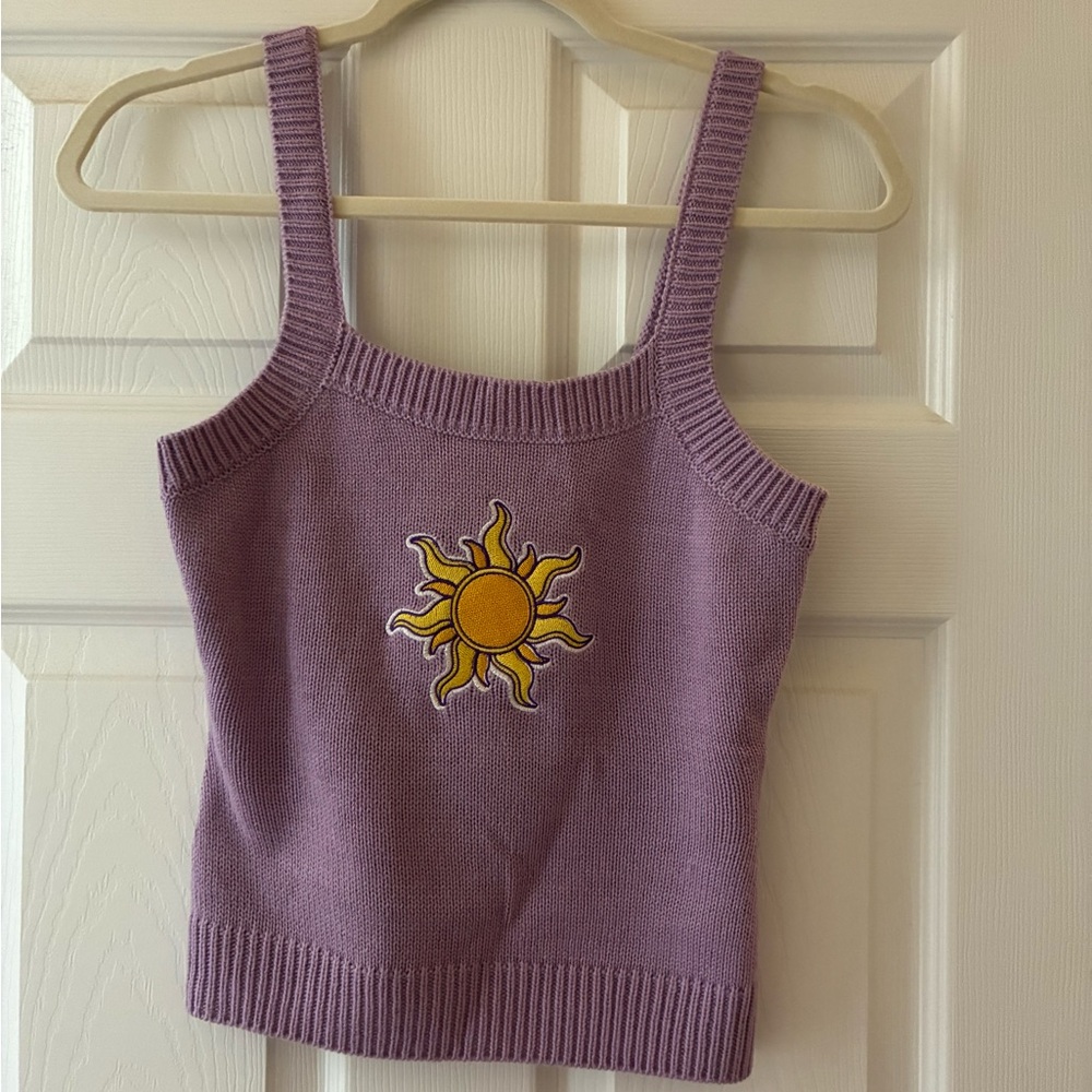 Disney Rapunzel Lavender Knit Tank
